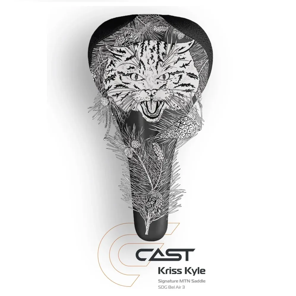 Sedlo SDG CAST SCOTTISH WILDCAT Kriss Kyle Signature Rails Lux Alloy