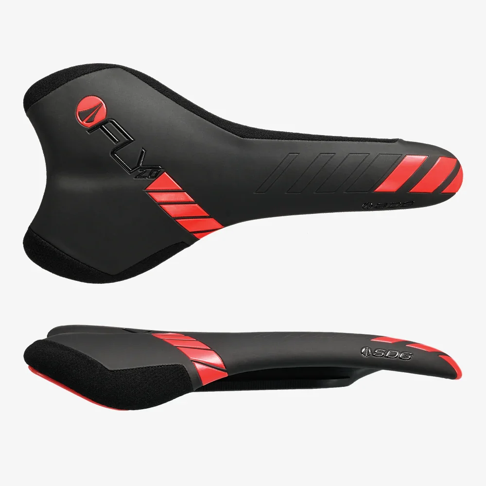 Sedlo SDG I-FLY 2.0 I-Beam Black/Red