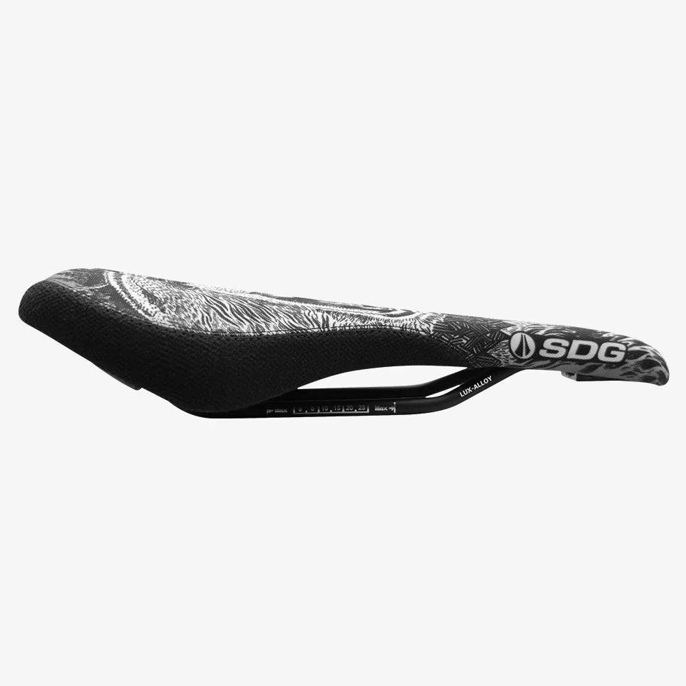 Sedlo SDG OSO RADAR MTN Rails Lux-Alloy Black/White