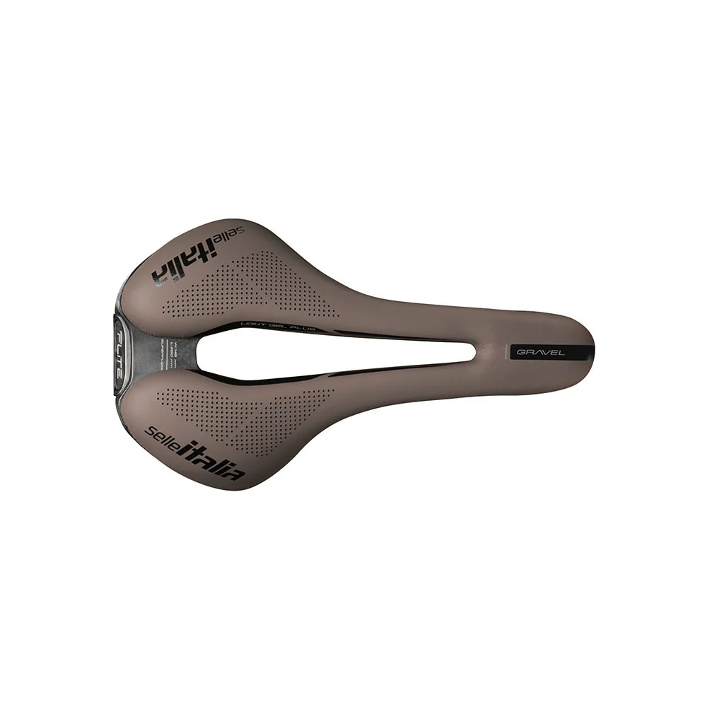 Sedlo SELLE ITALIA FLITE BOOST GRAVEL SUPERFLOW S Rails TI316 Brown