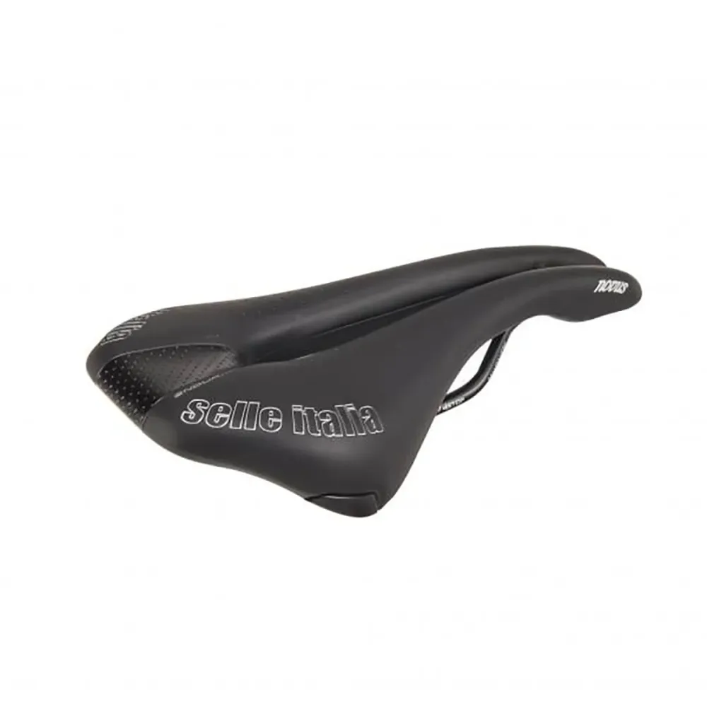 Sedlo SELLE ITALIA NOVUS ENDURANCE SUPERFLOW L Rails Manganese Black