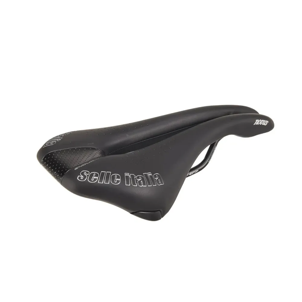 Sedlo SELLE ITALIA NOVUS SUPERFLOW ENDURANCE S Kolejnice Manganová černá