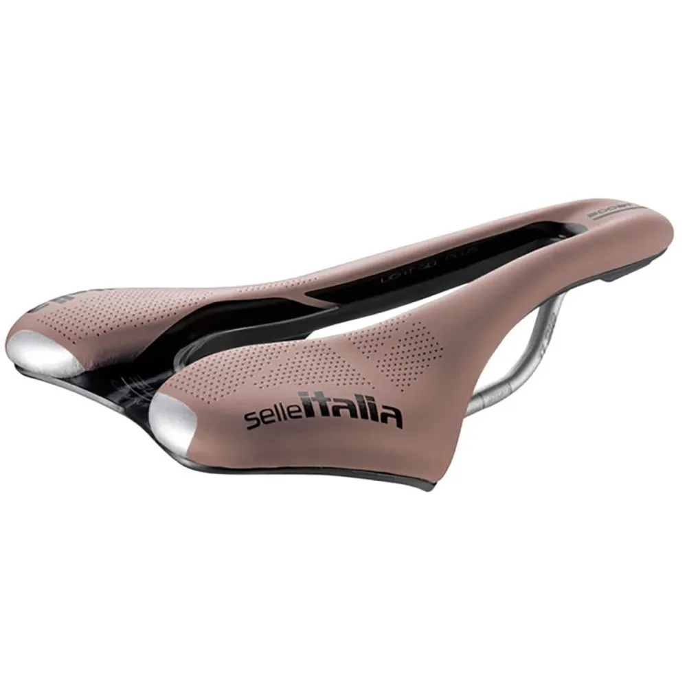 Sedlo SELLE ITALIA SLR BOOST GRAVEL SUPERFLOW S Rails TI316 Brown