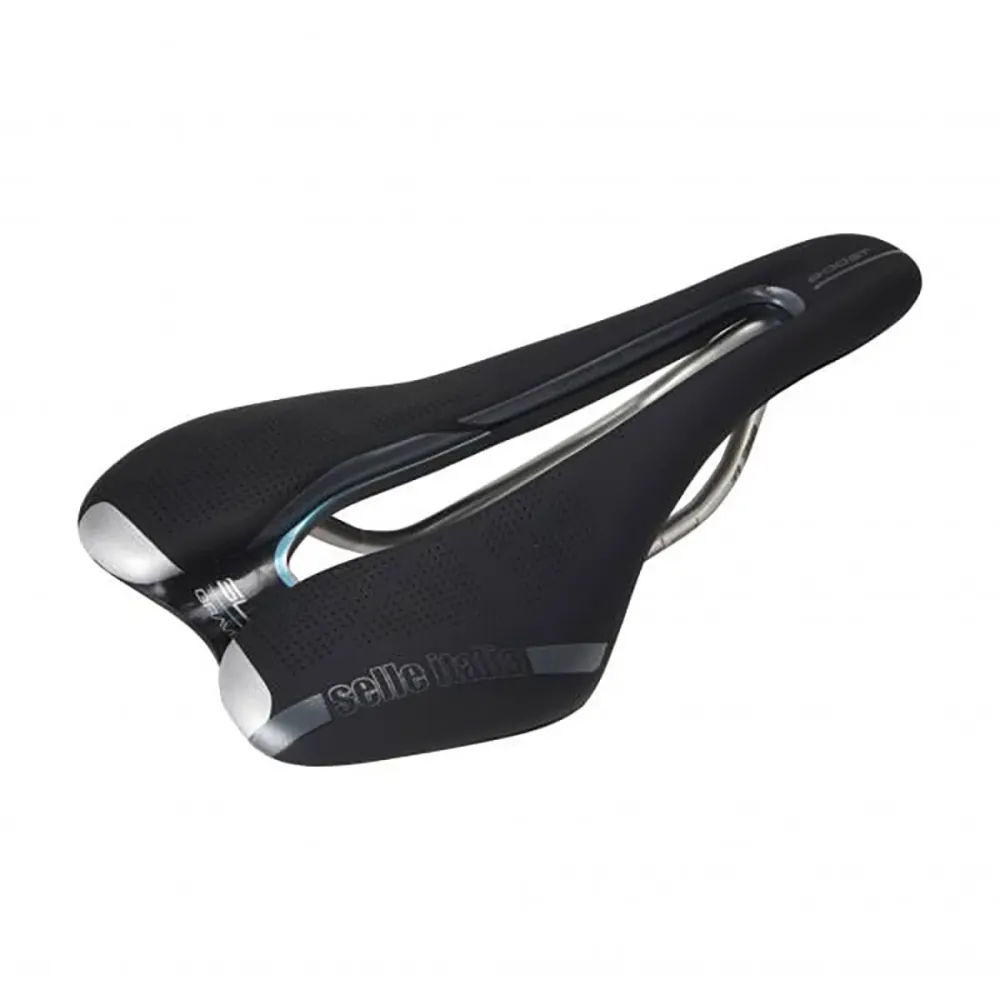 Sedlo SELLE ITALIA SLR BOOST GRAVEL SUPERFLOW L Rails Ti316 Black