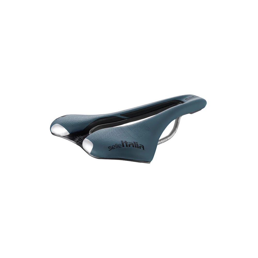 Sedlo SELLE ITALIA SLR BOOST GRAVEL SUPERFLOW S Rails TI316 Blue