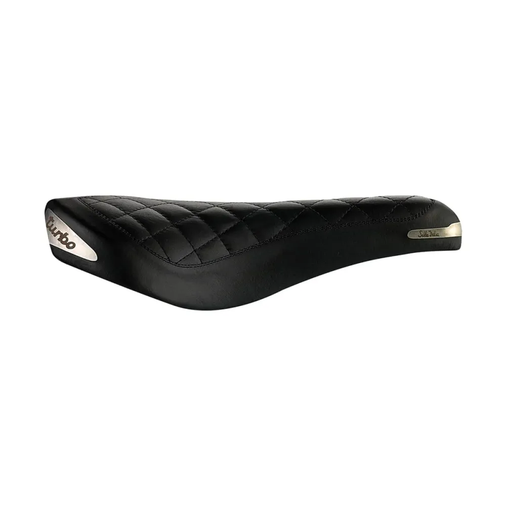Sedlo SELLE ITALIA TURBO BONNIE Kolejnice Manganová černá