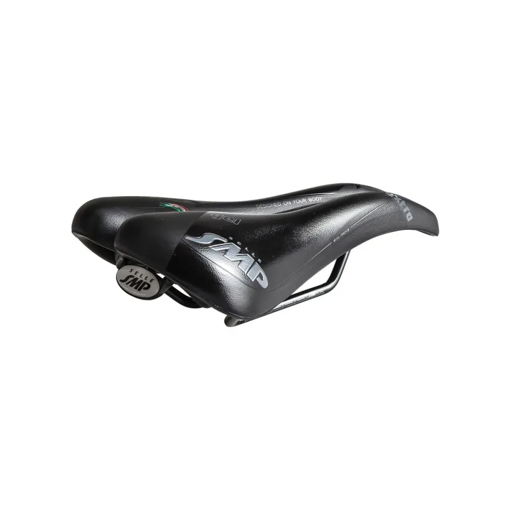 Sedlo SMP EXTRA GEL šířka 140 mm ocelové kolejnice černé