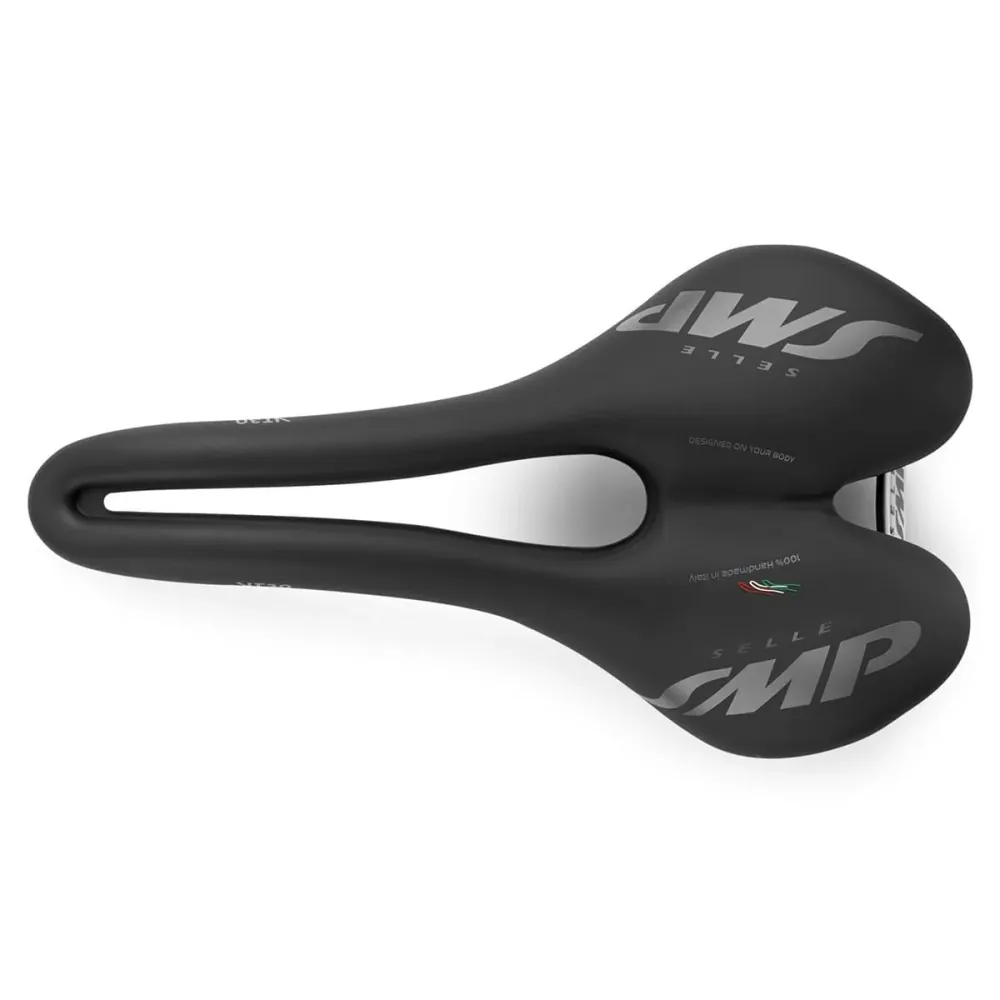 Sedlo SMP VT30 šířka 155 mm karbonové lišty černé