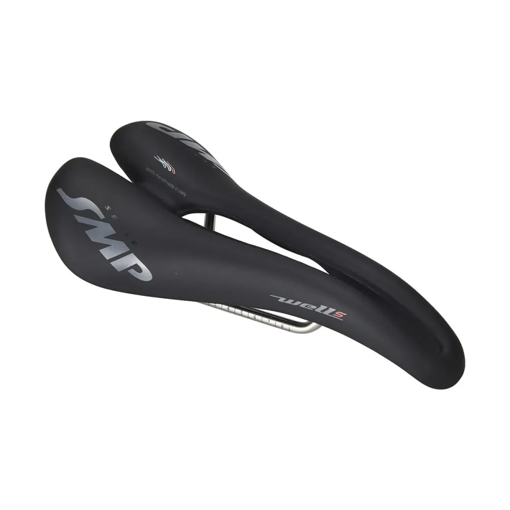 Sedlo SMP WELL S šířka 138 mm ocelové lišty černé