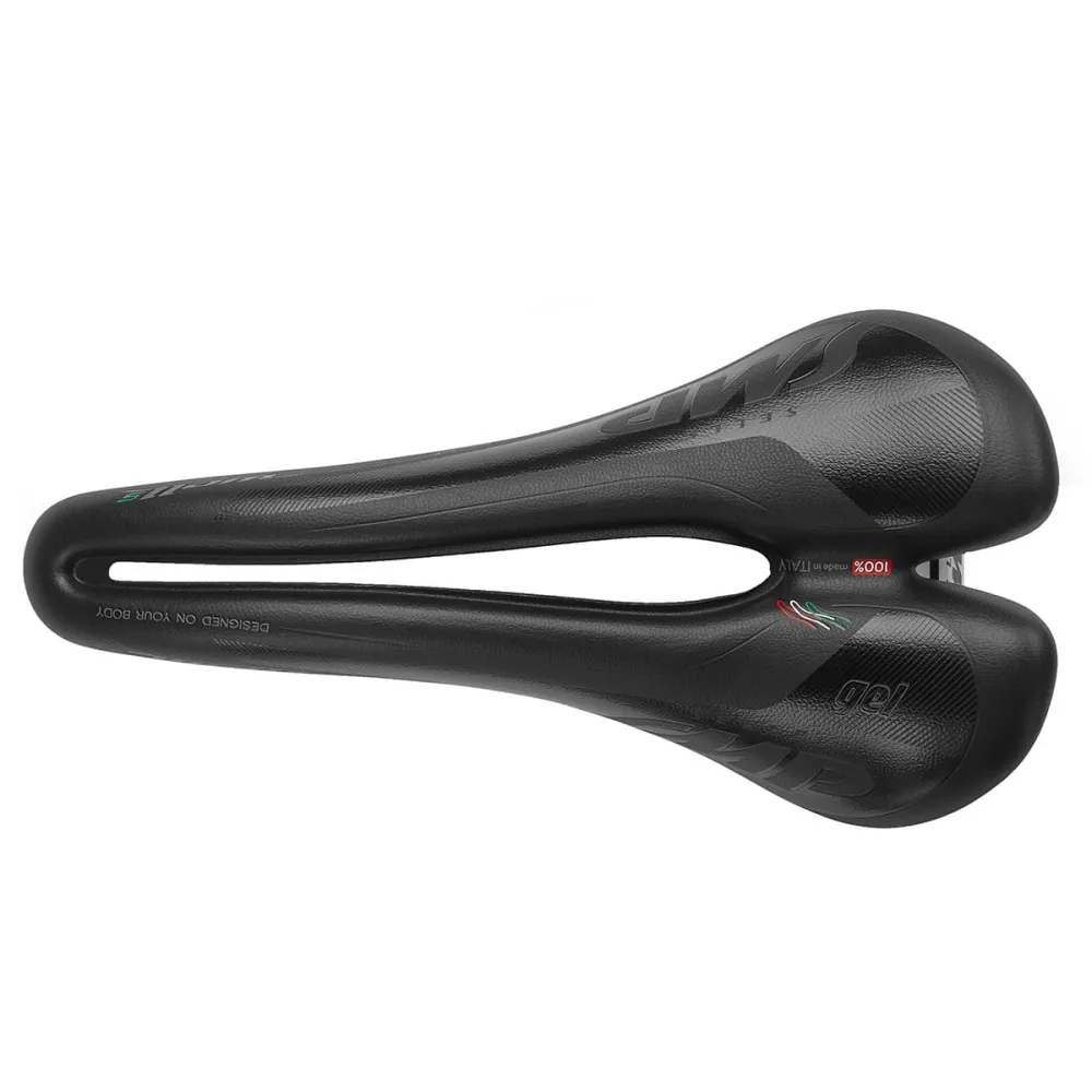 Sedlo SMP WELLE S GEL Šířka 138 mm Ocelové kolejnice Černá