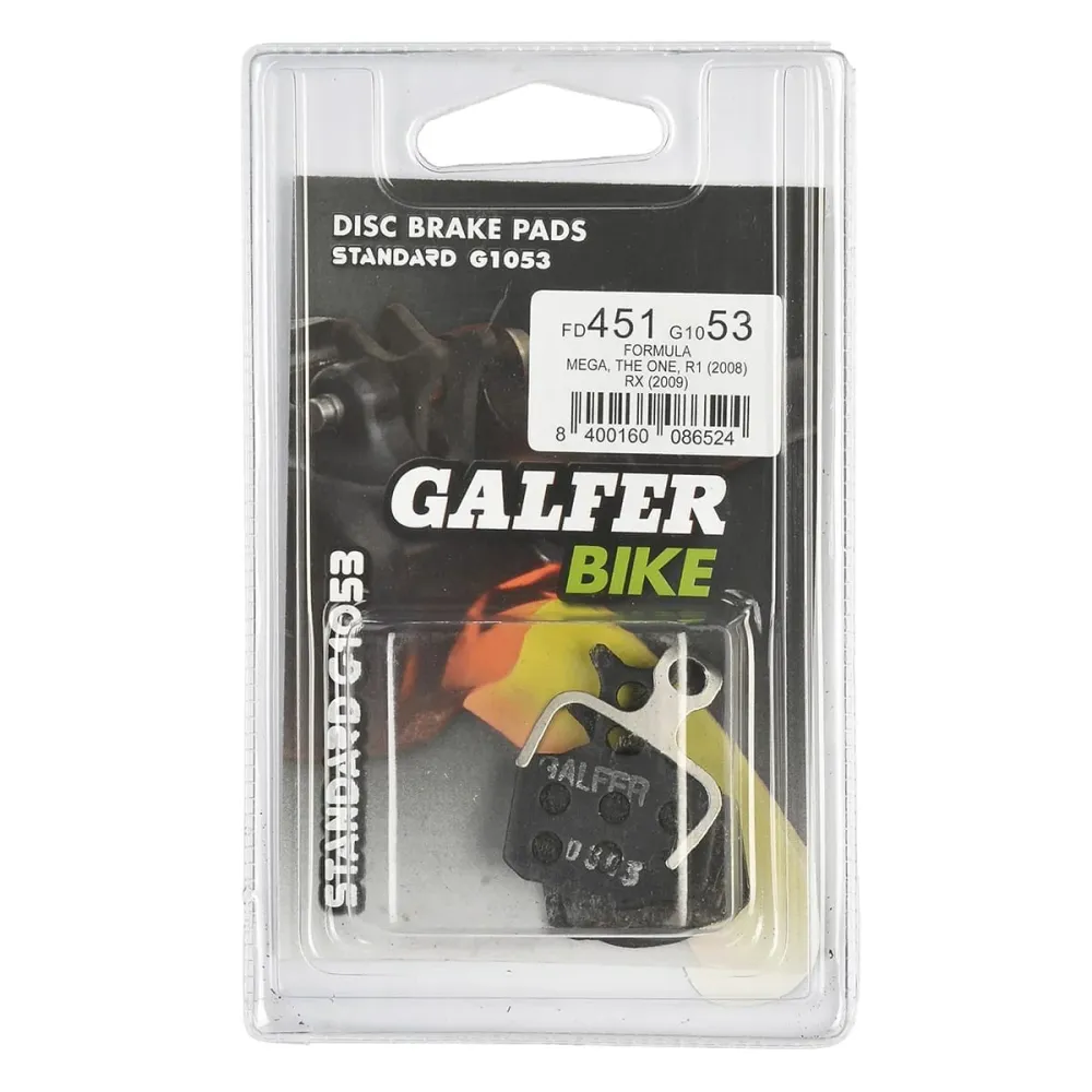 Semi-metalické destičky GALFER PERFORMANCE Formula Cura / Mega / One / R0 / R1 / RX / RR1 / T1 / C1