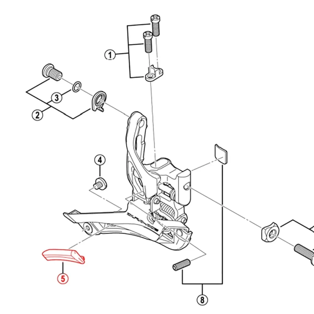 SHIMANO DURA-ACE FD-9000 Přední převodníková deska #Y5NF19000