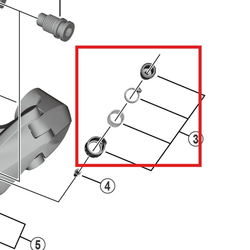 SHIMANO RD-R8000/RX820/RX810/RX812/RX800/RX822 Šroub pro utažení lanka zadní převodovky