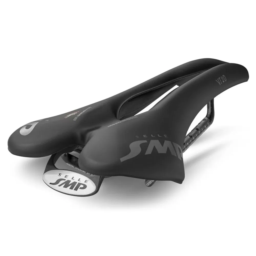 SMP VT20 Sedlo 142mm šířka Karbonové lišty černé