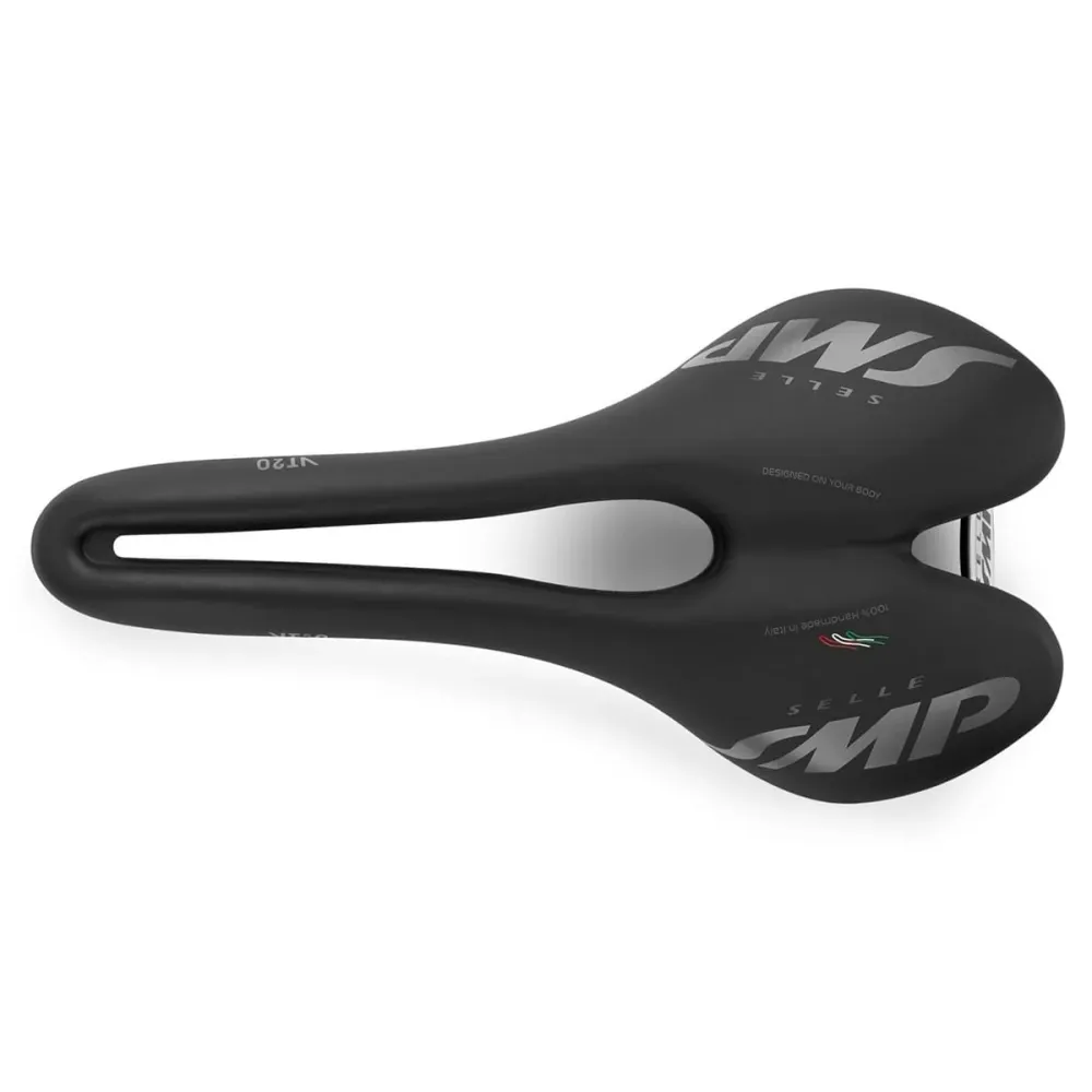 SMP VT20 Sedlo 142mm šířka Karbonové lišty černé
