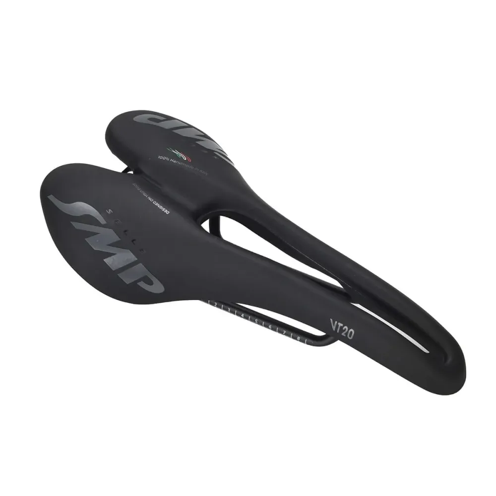 SMP VT20 Sedlo 142mm šířka Ocelové kolejnice černé