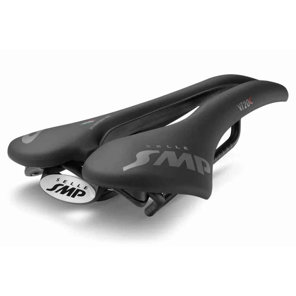 SMP VT20C sedlo 144mm šířka Karbonové kolejnice černé