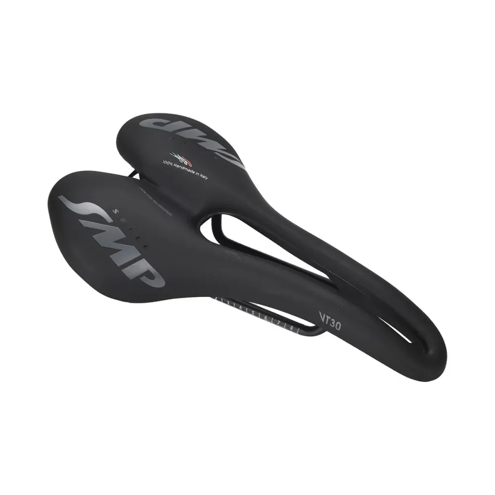 SMP VT30 Sedlo šířka 155 mm Ocelové kolejnice černé