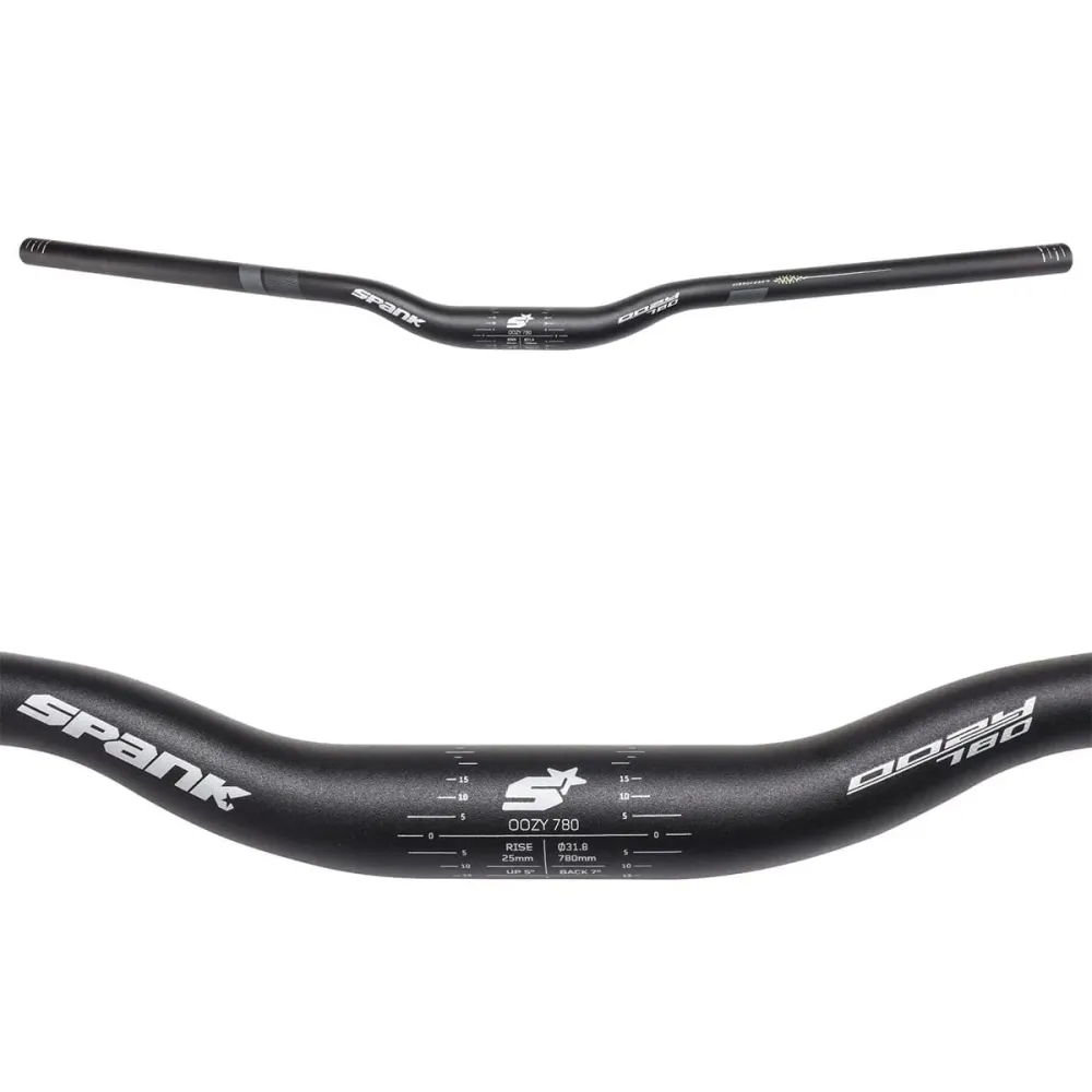 SPANK OOZY TRAIL 780 VIBROCORE Rise 25mm 780mm Black Hanger