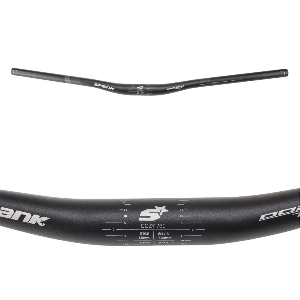 SPANK OOZY TRAIL 780 VIBROCORE Rise 15mm 780mm Black Hanger