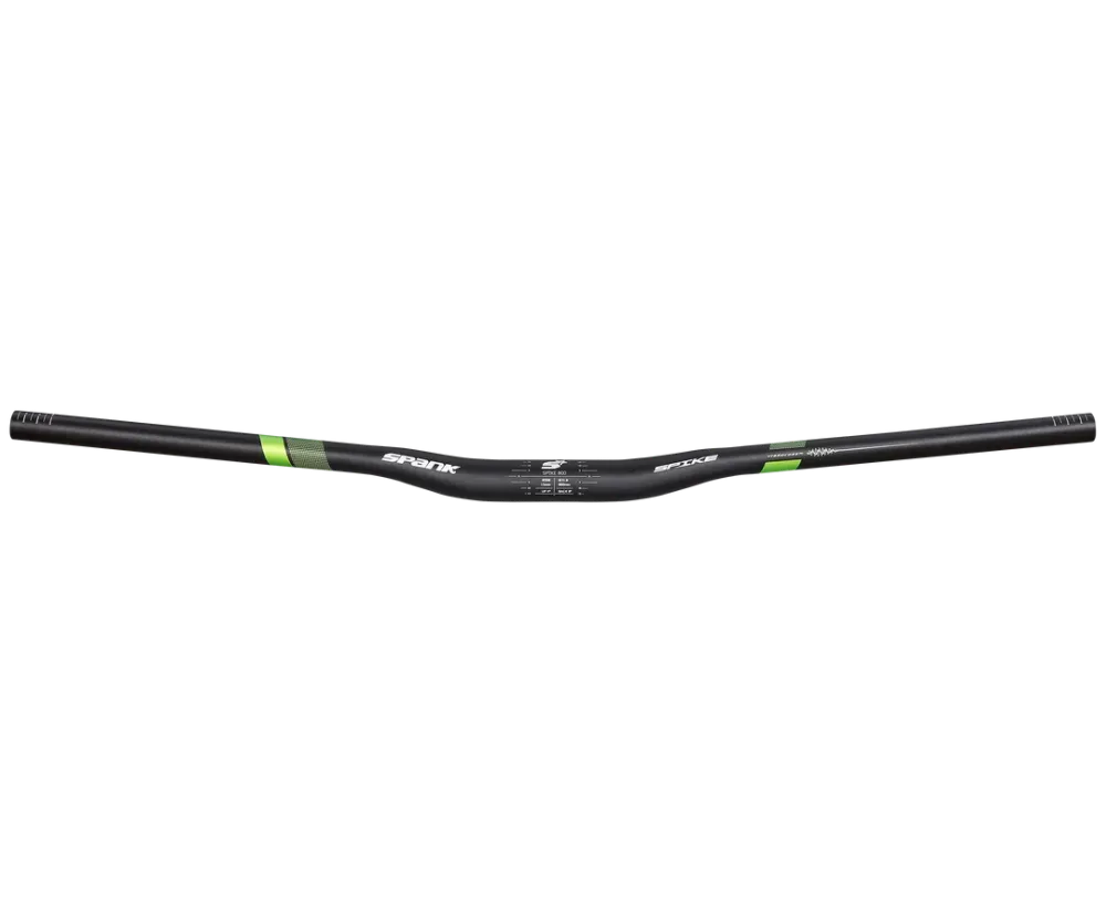 SPANK SPIKE 800 VIBROCORE Rise 15mm 31,8/800mm Černá / zelená řídítka