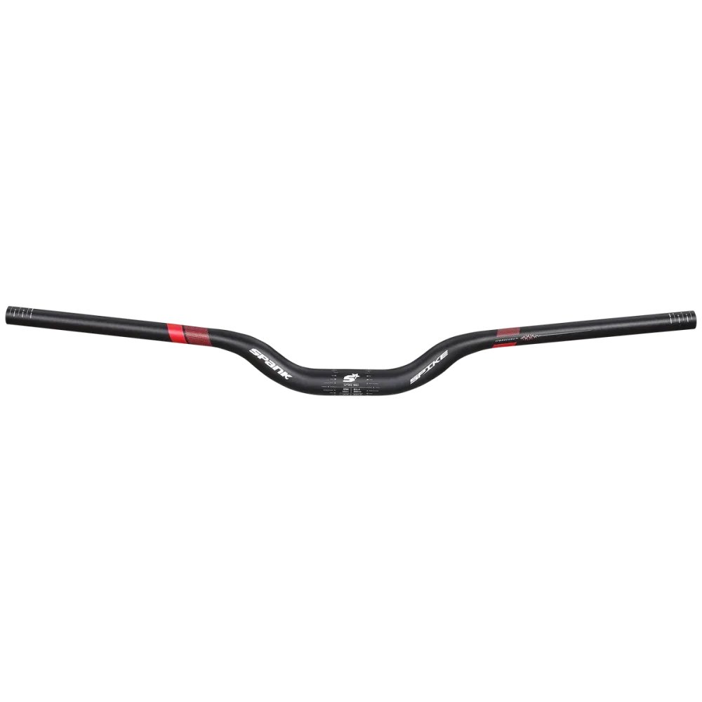 SPANK SPIKE 800 VIBROCORE Rise 50 mm 31,8/800 mm Černá / červená řídítka