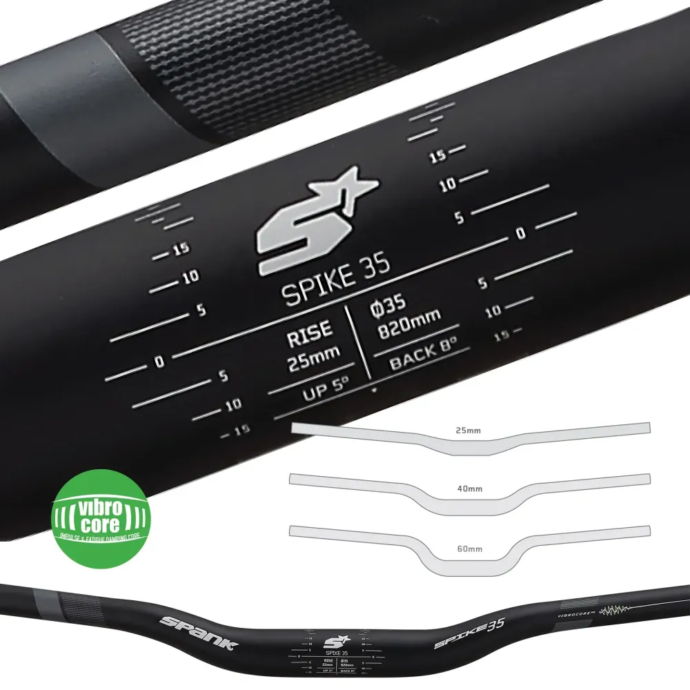 SPANK SPIKE 35 VIBROCORE Rise 40mm 820mm Modrá řídítka