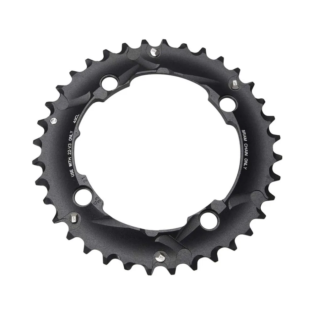 SRAM MTB 104BCD 10V 4 otvory 104mm dlouhý vnější řetězový kroužek