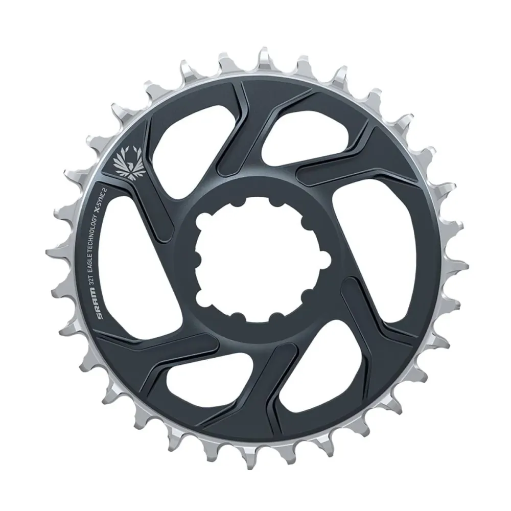 SRAM X-SYNC 2 EAGLE 12V Direct Mount Offset 4mm Lunar Grey Mono řetězový kroužek