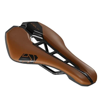 STEALTH PERFORMANCE 142mm PRO sedlo Nerezové kolejnice Hnědá barva