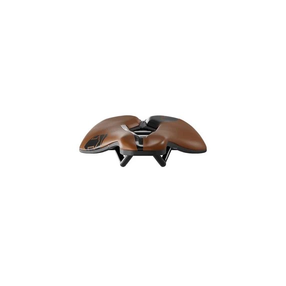 STEALTH PERFORMANCE 142mm PRO sedlo Nerezové kolejnice Hnědá barva