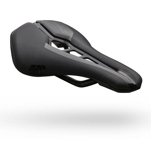 STEALTH TEAM CURVED 142mm PRO Sedlo Carbon Rails Black