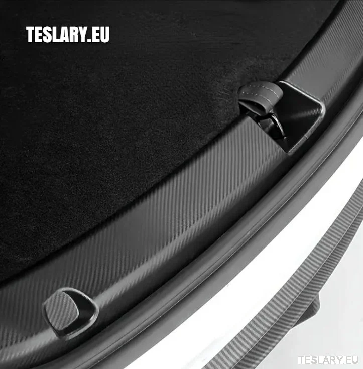 Tesla Model Y 2021 - 2024 ABS ABS Trunk Protector Guard pro uhlíkové vlákno