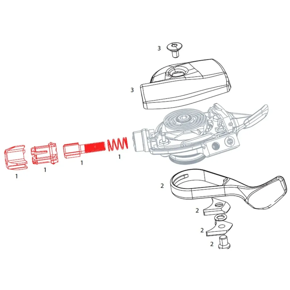 Tělísko pro nastavení napětí pro SRAM EAGLE XX1 / X01 Gold Speed Controls #11.7018.055.000