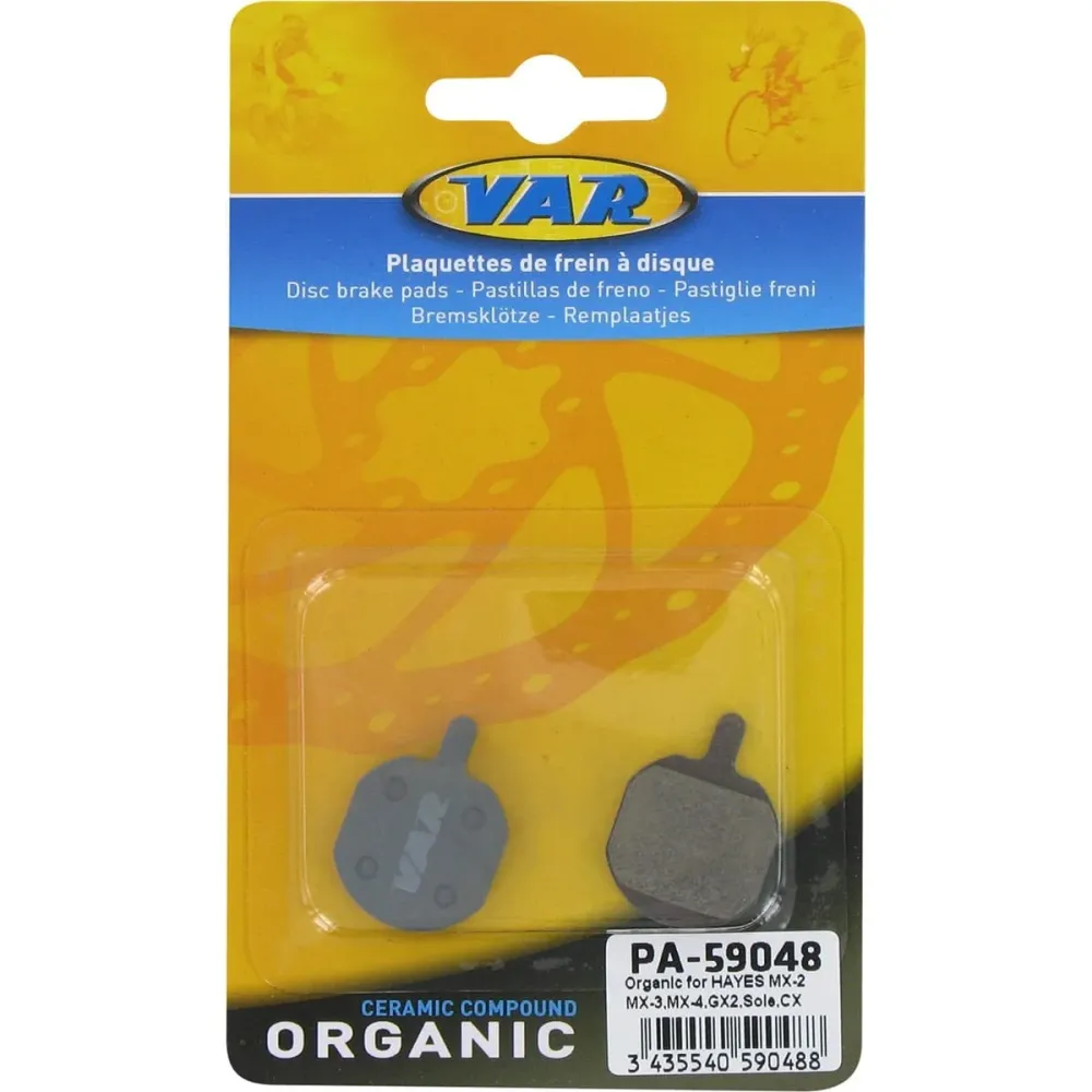 VAR Hayes MX-2 / MX-3 / MX-4 / GX2 / Sole / CX Organické vložky