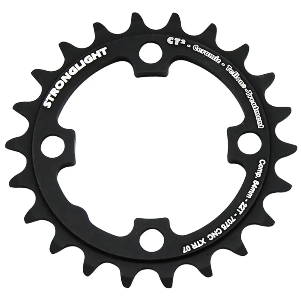 Vnitřní řetězový kroužek STRONGLIGHT CT² SHIMANO XTR M970 9V 4 otvory 64 mm