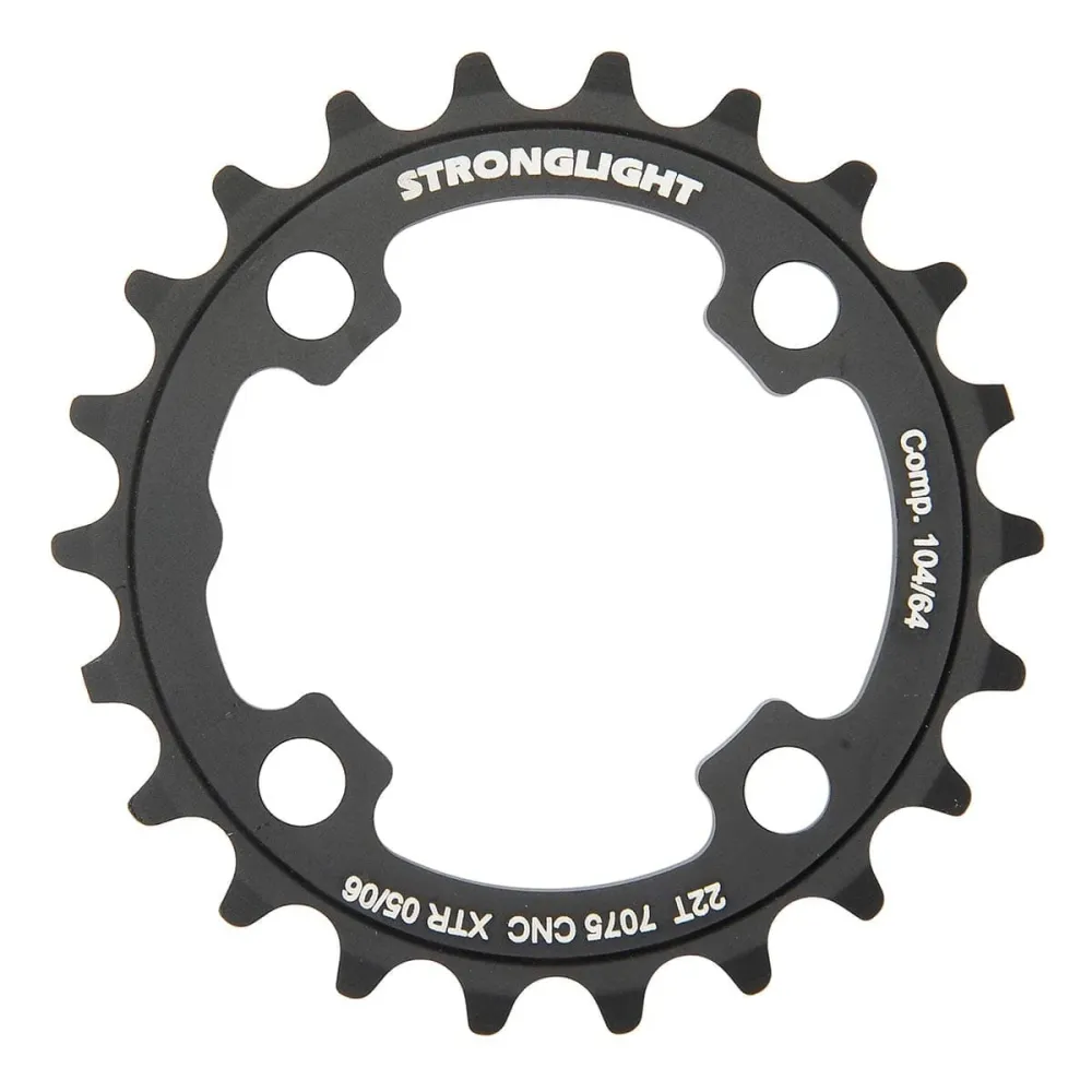 Vnitřní řetězový kroužek STRONGLIGHT SHIMANO XTR M960 9V 4 otvory 64mm