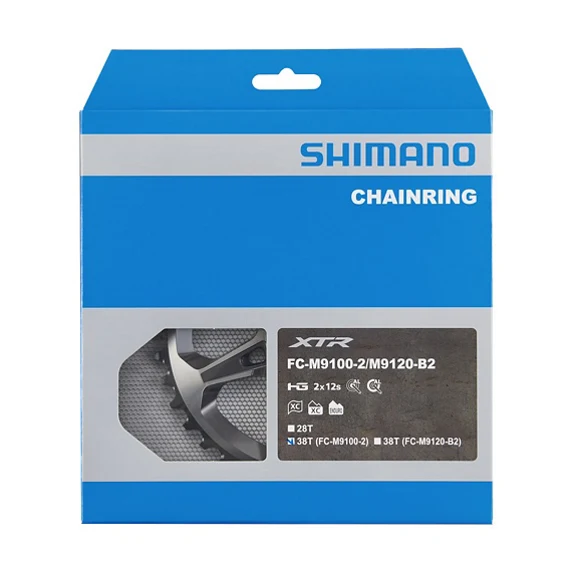 Vnější řetězový kroužek SHIMANO XTR pro FC-M9100-2 (28-38 zubů) 12V