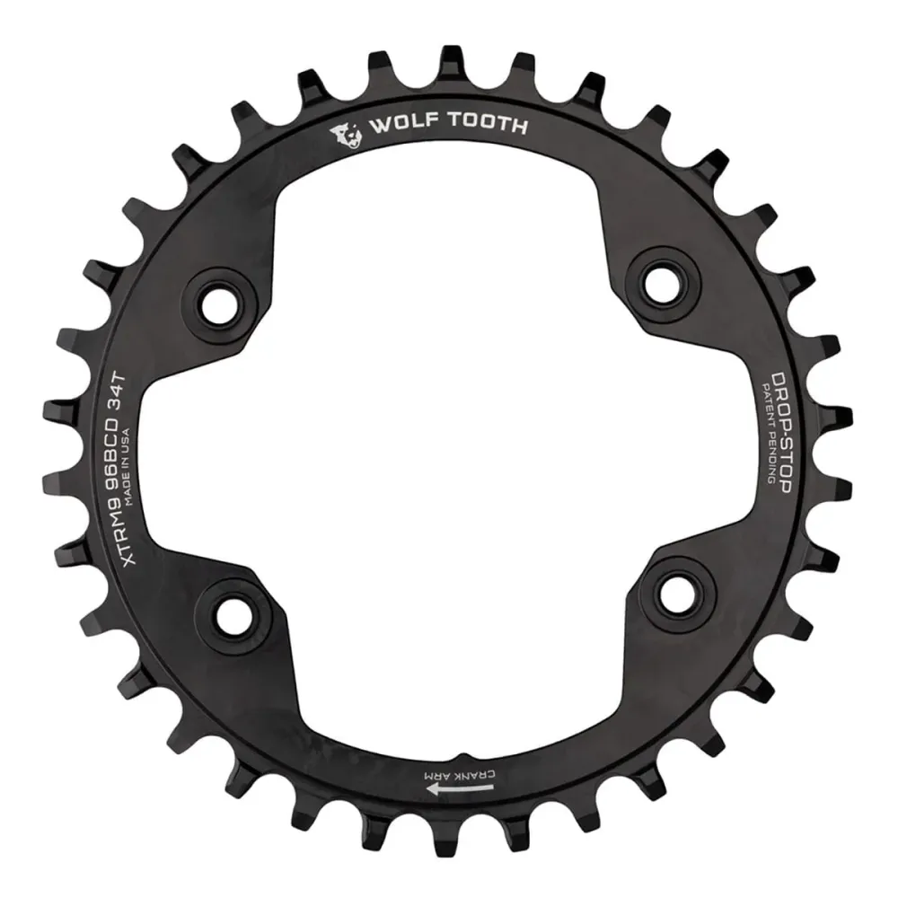 WOLF TOOTH 96 BCD 9/10/11/12V Shimano XTR M9000/M9020 4 otvory 96 mm černý mono řetězový kroužek