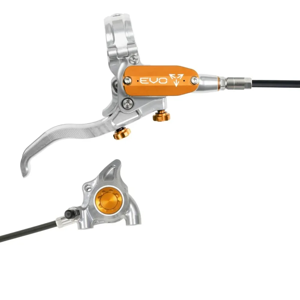 Zadní brzda HOPE TECH 4 EVO X2 FM Silver/Orange