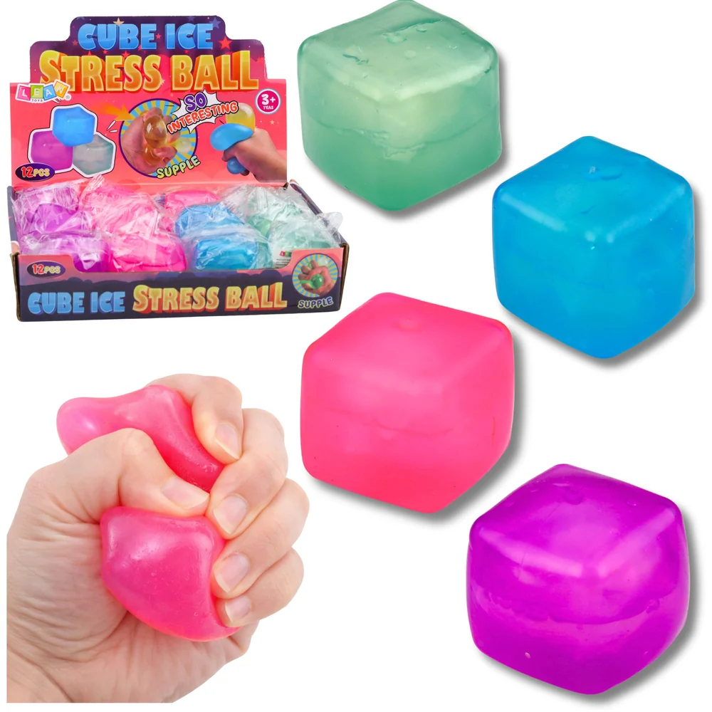 Antistresová squishy kostka ledu se szronem 5,5 cm
