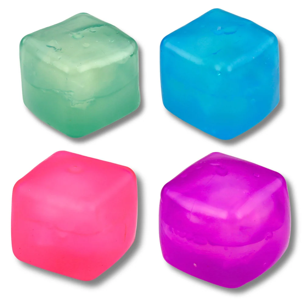 Antistresová squishy kostka ledu se szronem 5,5 cm