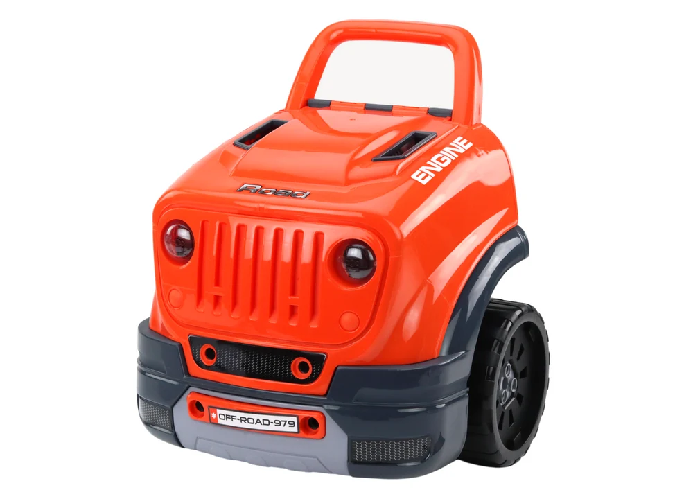 Warsztat s motorem k rozebrání DIY sada – oranžový