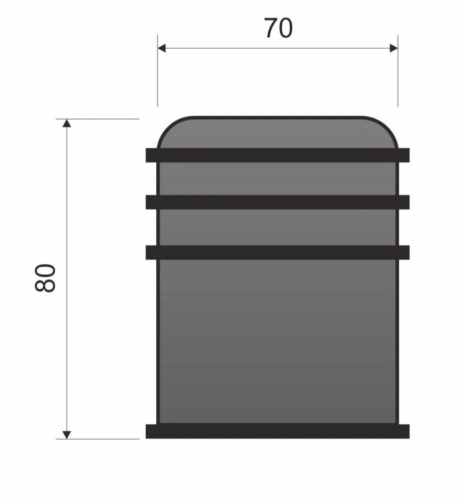 Zátka ODB LONG 300 satin