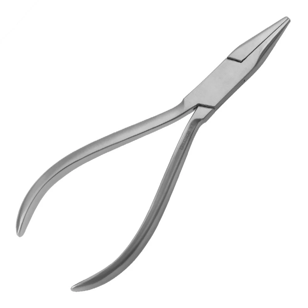 Kleště na ohýbání drátu - Konturové kleště podle - Délka: 14,5 cm - vroubkované čelisti - nerezová ocel
