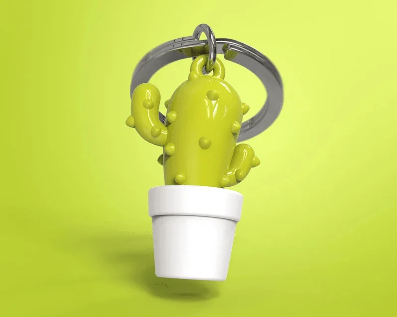 MTM - Klíč - Green Cactus - Klíčové prsteny