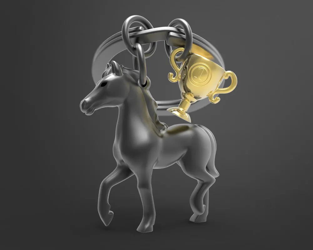 MTM - Key Key - Black Horse - Klíčové prsteny