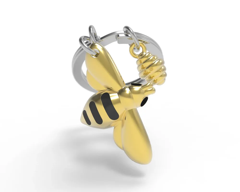 MTM - Key Key - Golden Bee - Klíčové prsteny