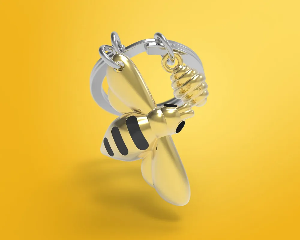 MTM - Key Key - Golden Bee - Klíčové prsteny
