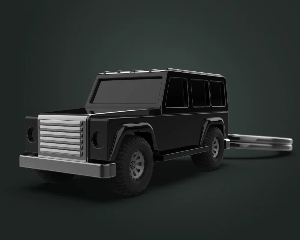 MTM - Key Key - Offroad Black - Klíčové prsteny